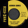Herman Grimes – You Can't Take Back Kisses — photo 1