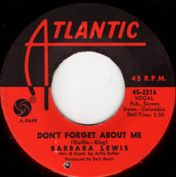 Barbara Lewis – Don't Forget About Me / It's Magic