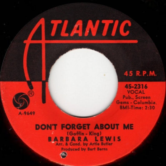 Barbara Lewis – Don't Forget About Me / It's Magic