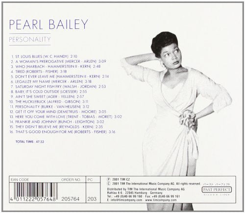 Pearl Bailey – Personality