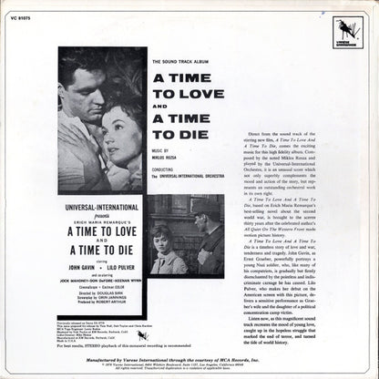 Miklós Rózsa – A Time To Love And A Time To Die (Original Motion Picture Soundtrack)