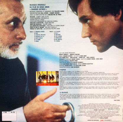 Philippe Sarde – Musique Originale Du Film De Denis Amar "Ennemis Intimes"