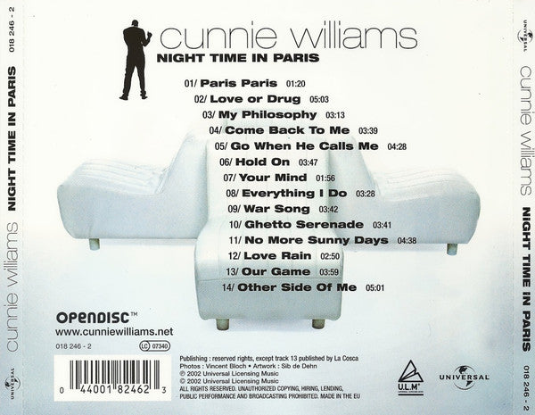 Cunnie Williams – Night Time In Paris