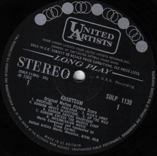 Frank Cordell – Khartoum (Original Motion Picture Score)