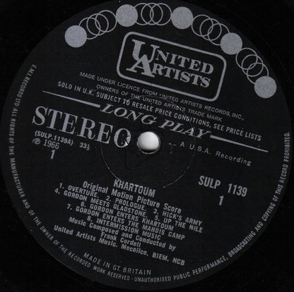 Frank Cordell – Khartoum (Original Motion Picture Score)