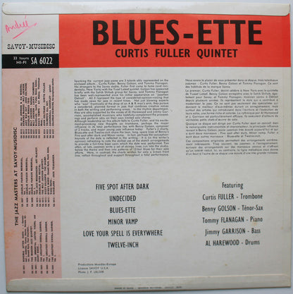 Curtis Fuller's Quintet – Blues-ette