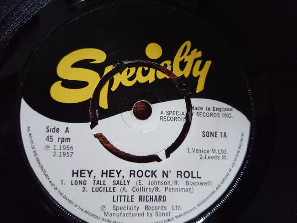 Little Richard / Larry Williams (3) – Hey, Hey, Rock N' Roll