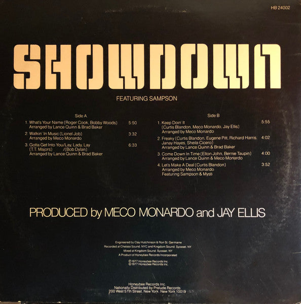 Showdown (3) Featuring Sampson (3) – Showdown Featuring Sampson