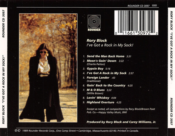Rory Block – I've Got A Rock In  My Sock!
