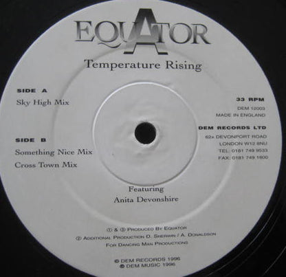 Equator – Temperature Rising