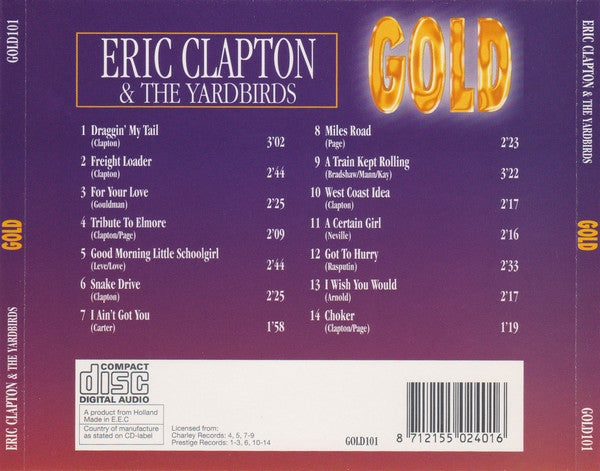 Eric Clapton & The Yardbirds – Gold