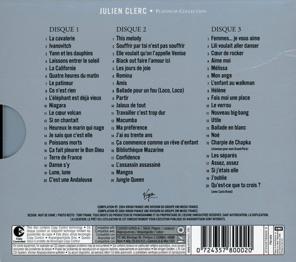 Julien Clerc – Platinum Collection