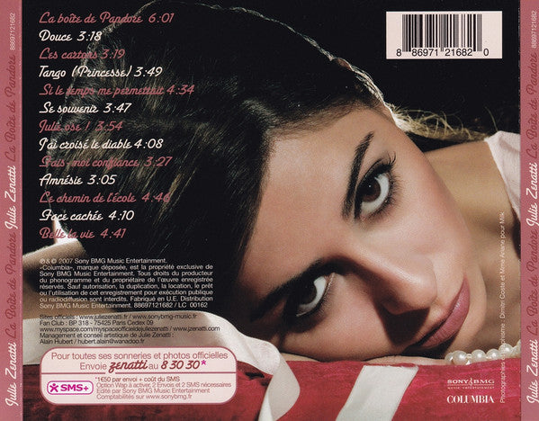 Julie Zenatti – La Boîte De Pandore