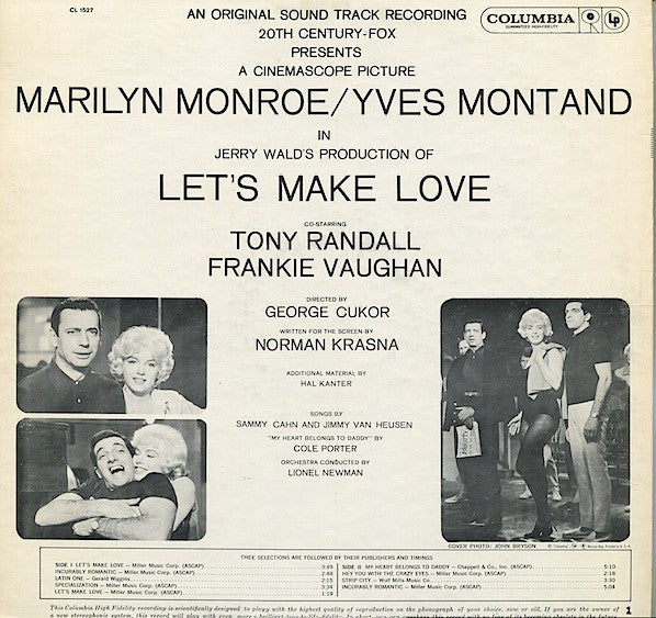 Marilyn Monroe / Yves Montand, Frankie Vaughan – Let's Make Love