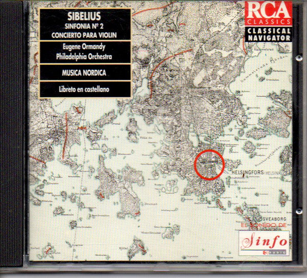 Jean Sibelius - Eugene Ormandy, The Philadelphia Orchestra – Symphony No. 2 / Violin Concerto