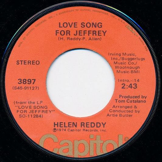 Helen Reddy – You And Me Against The World / Love Song For Jeffrey