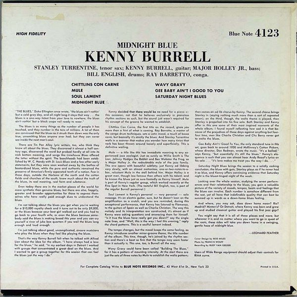 Kenny Burrell – Midnight Blue