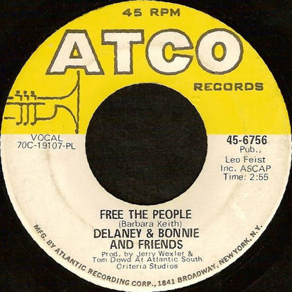 Delaney & Bonnie & Friends – Free The People