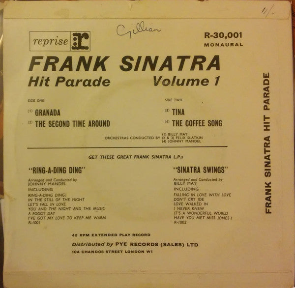 Frank Sinatra – Hit Parade Vol.1