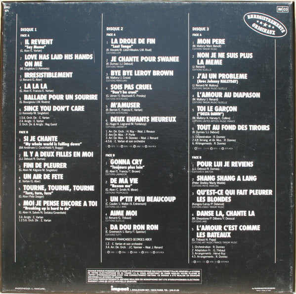 Sylvie Vartan – Coffret 3 Disques