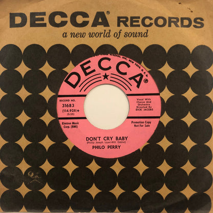 Philo Perry – Don’t Cry Baby / Hitch Hike Sailor