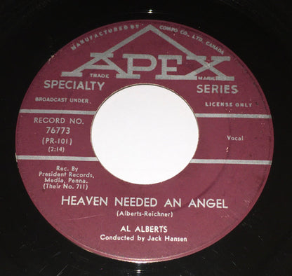 Al Alberts – Heaven Needed An Angel