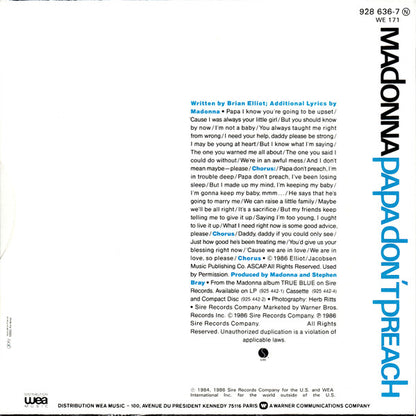 Madonna – Papa Don't Preach