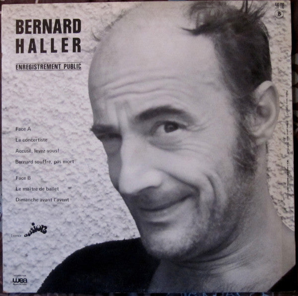 Bernard Haller – Enregistrement Public