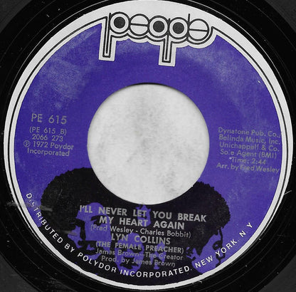 Lyn Collins – Me And My Baby Got A Good Thing Going / I'll Never Let You Break My Heart Again