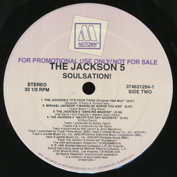 The Jackson 5 – Soulsation!