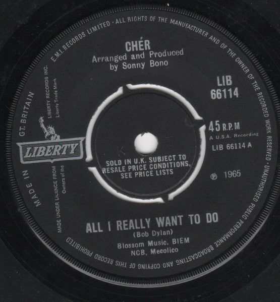Cher – All I Really Want To Do