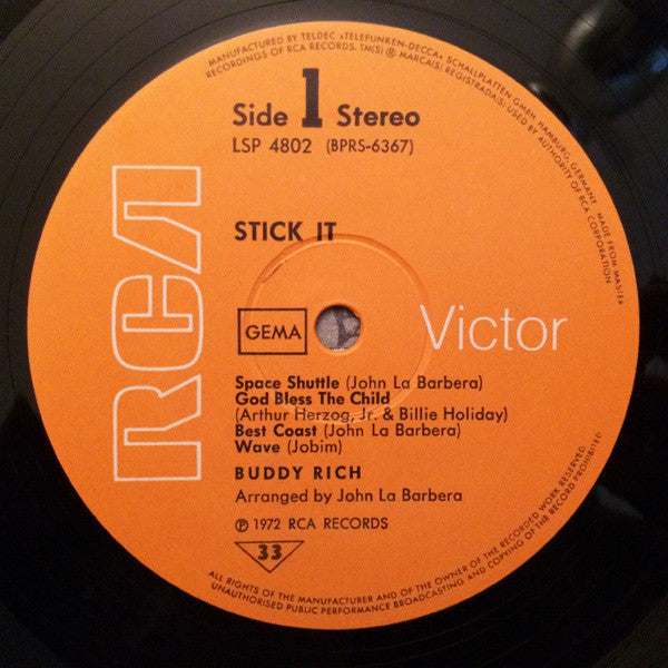 Buddy Rich – Stick It