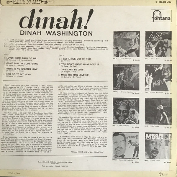 Dinah Washington – Dinah!
