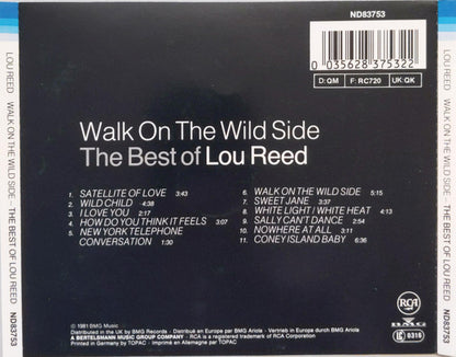Lou Reed – Walk On The Wild Side - The Best Of Lou Reed