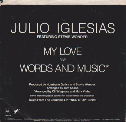 Julio Iglesias Featuring Stevie Wonder – My Love