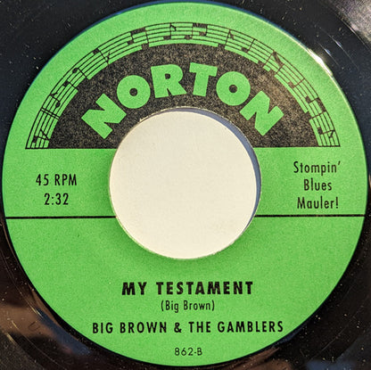 Guitar Frank / Big Brown & The Gamblers – Wild Track / My Testament