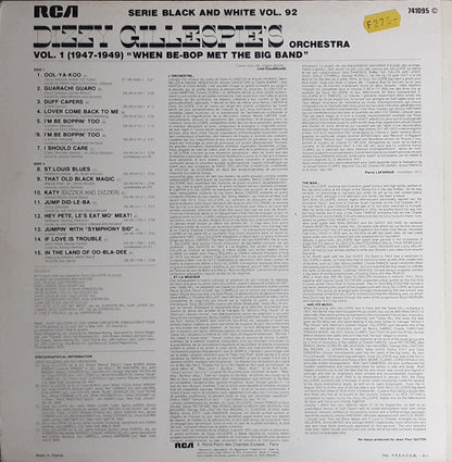 Dizzy Gillespie And His Orchestra – Vol. 1 (1947-1949) "When Be-Bop Met The Big Band"