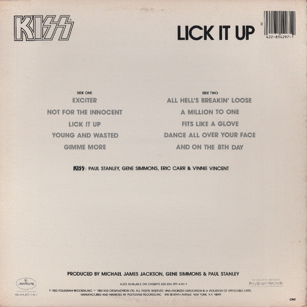 Kiss – Lick It Up