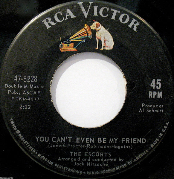 The Escorts (13) – You Can't Even Be My Friend / Itchy Coo