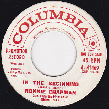 Ronnie Chapman – In The Beginning / Annie B. Is Gone