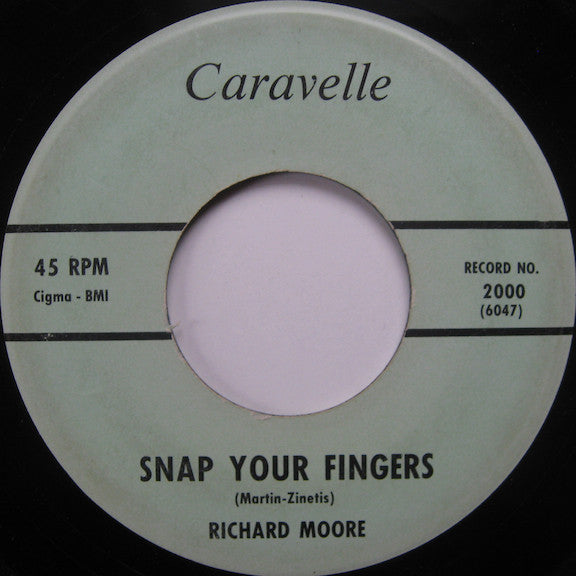 Richard Moore (18) / Bob Lester – Snap Your Fingers / The Man Who Shot Liberty Valance