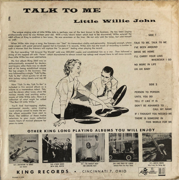 Little Willie John – Talk To Me
