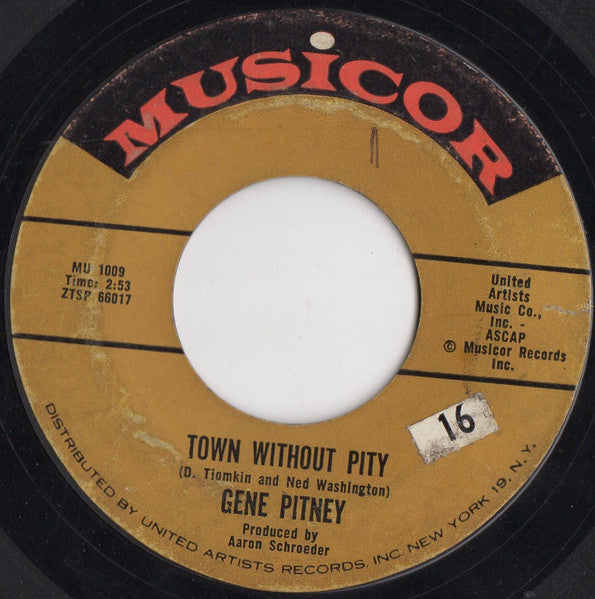 Gene Pitney – Town Without Pity