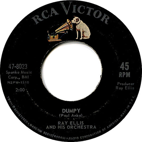 Ray Ellis And His Orchestra – The Sheik / Dumpy