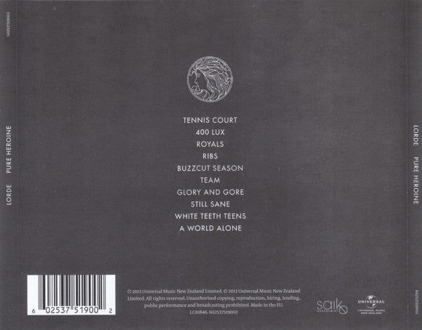 Lorde – Pure Heroine