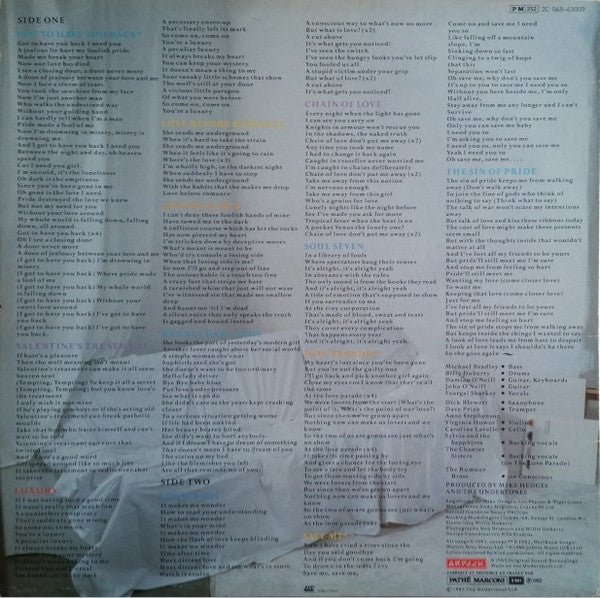The Undertones – The Sin Of Pride