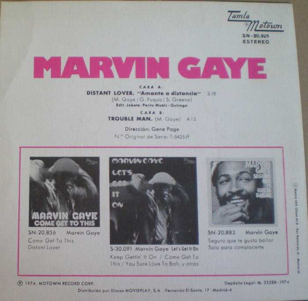 Marvin Gaye – Distant Lover = Amante A Distancia