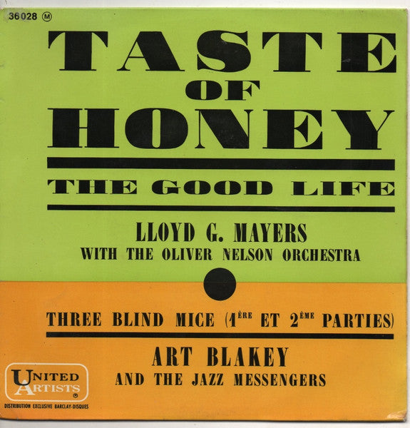 Lloyd Mayers / Art Blakey & The Jazz Messengers – Taste Of Honey
