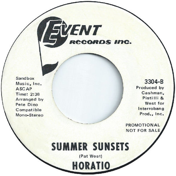 Horatio (3) – Age (Where I Started Again) / Summer Sunsets