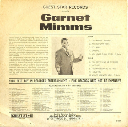 Garnet Mimms – Sensational New Star